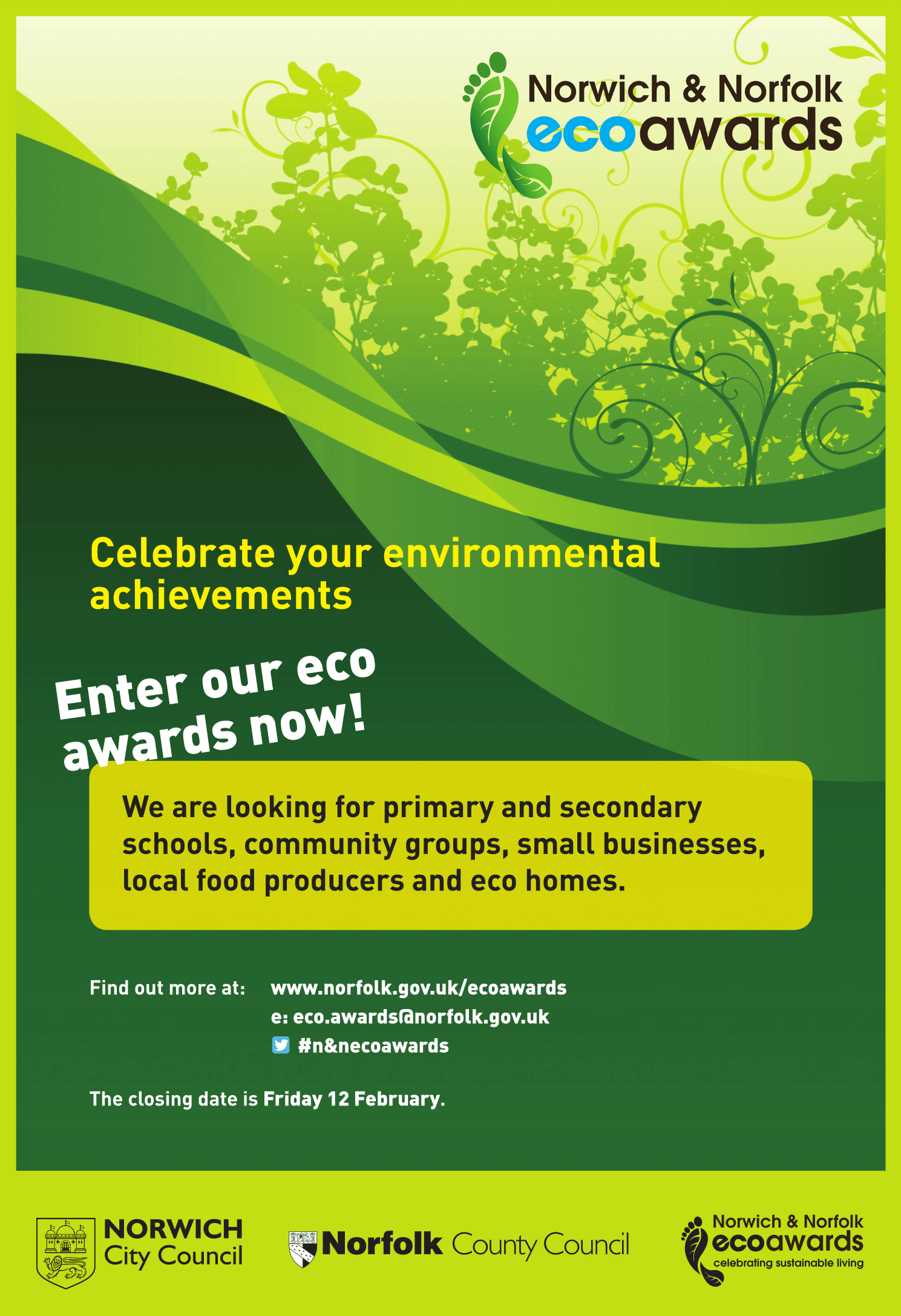 N & N Eco awards 2015-16 Poster